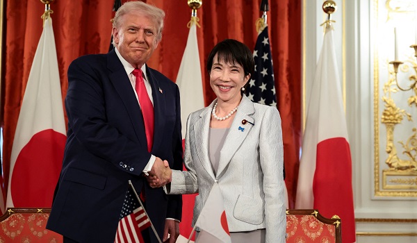Presiden Trump dan Perdana Menteri baharu Jepun, Sanae Takaichi /Foto Reuters